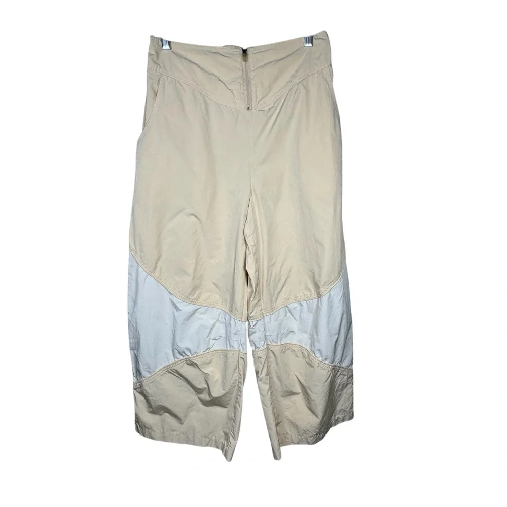 Free People FP Movement Hi Five Pants Cream and White Women’s Size Small - Picture 2 of 15